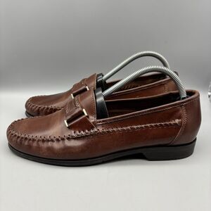 Santo Triana Amazonas Loafers Men’s Size 8 M Brown Slip On‎ Brazil